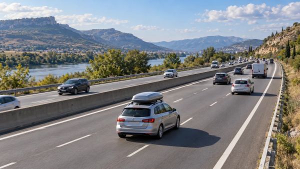 Optimiser le bruit d’un coffre de toit sur autoroute
